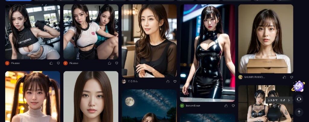 canva ai 美女